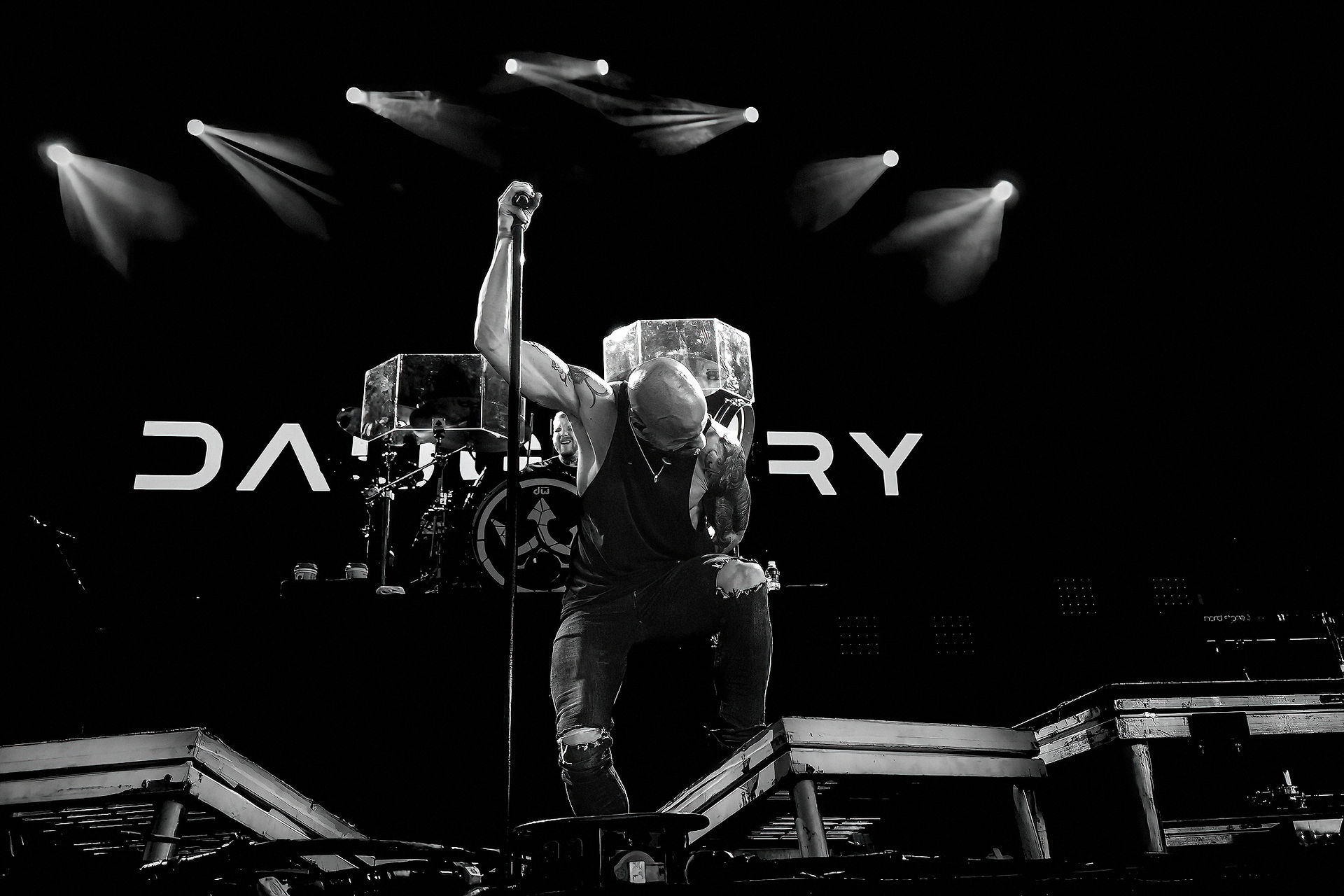 Daughtry in concert in Raleigh, NC on September 21, 2024