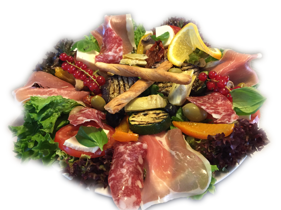 Arranged Food and Objects