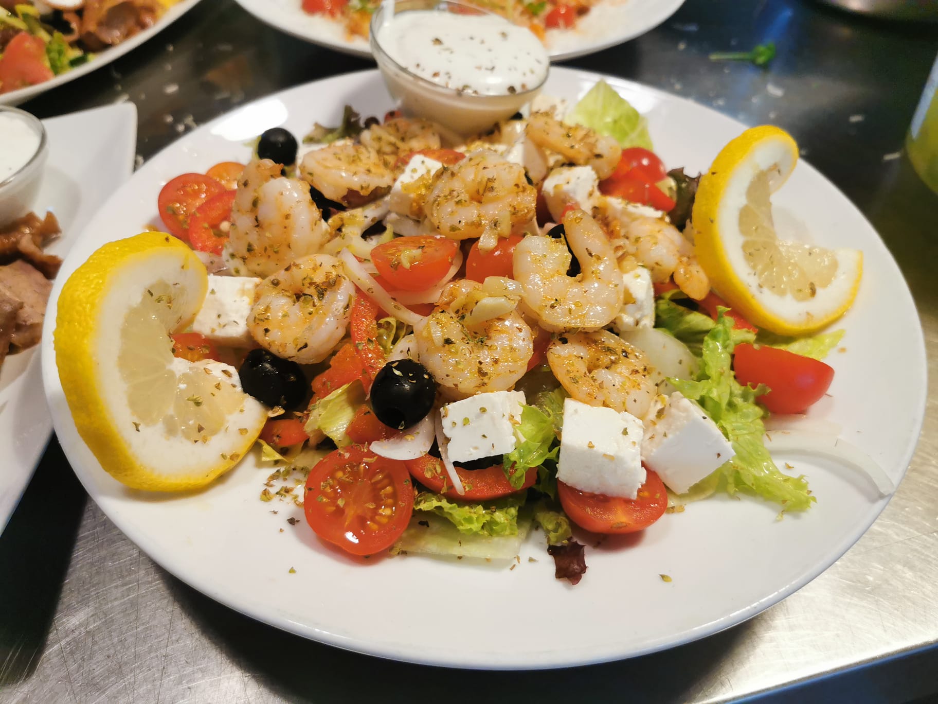 Arranged Food and Objects