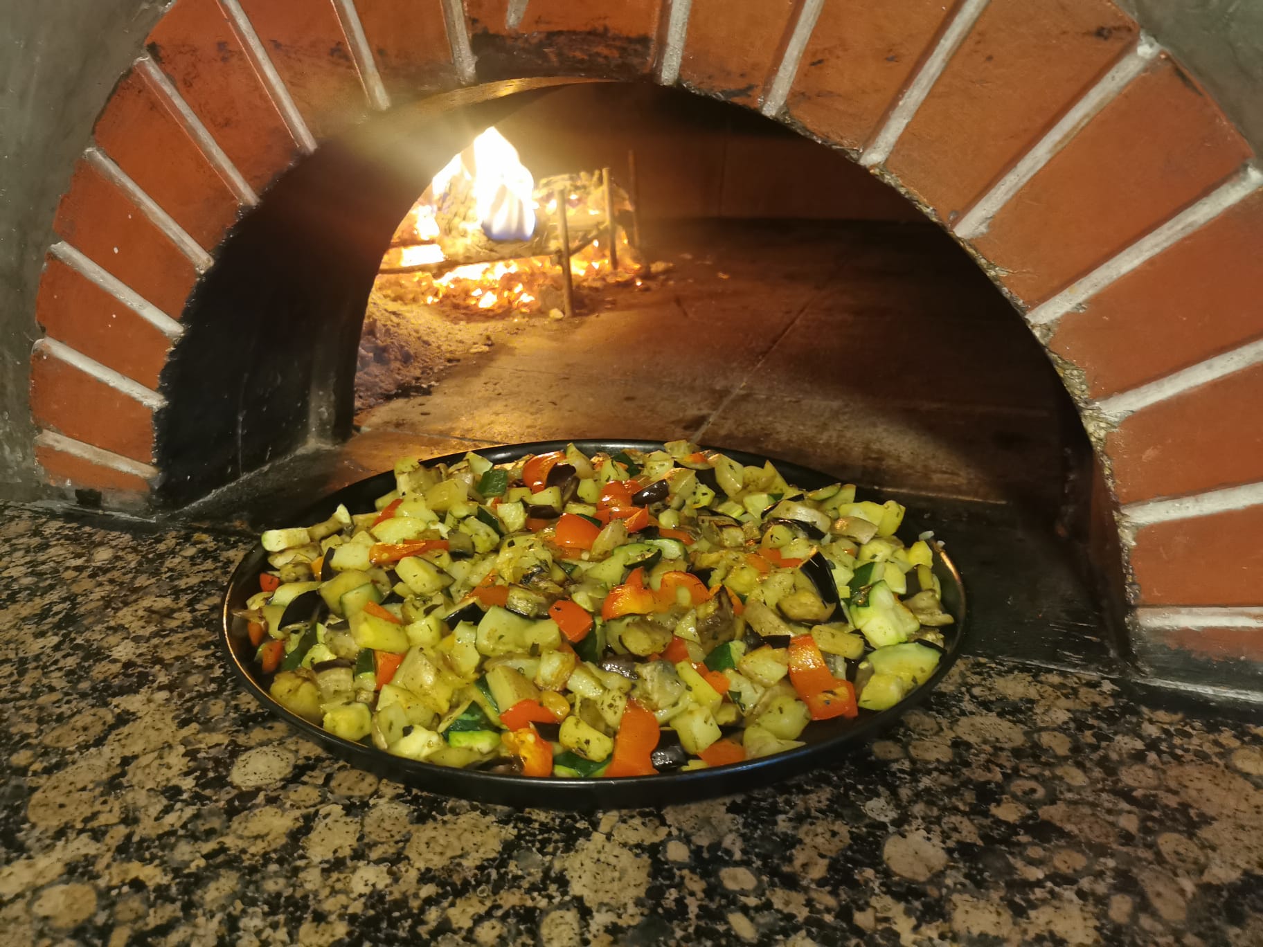 Arranged Food and Objects