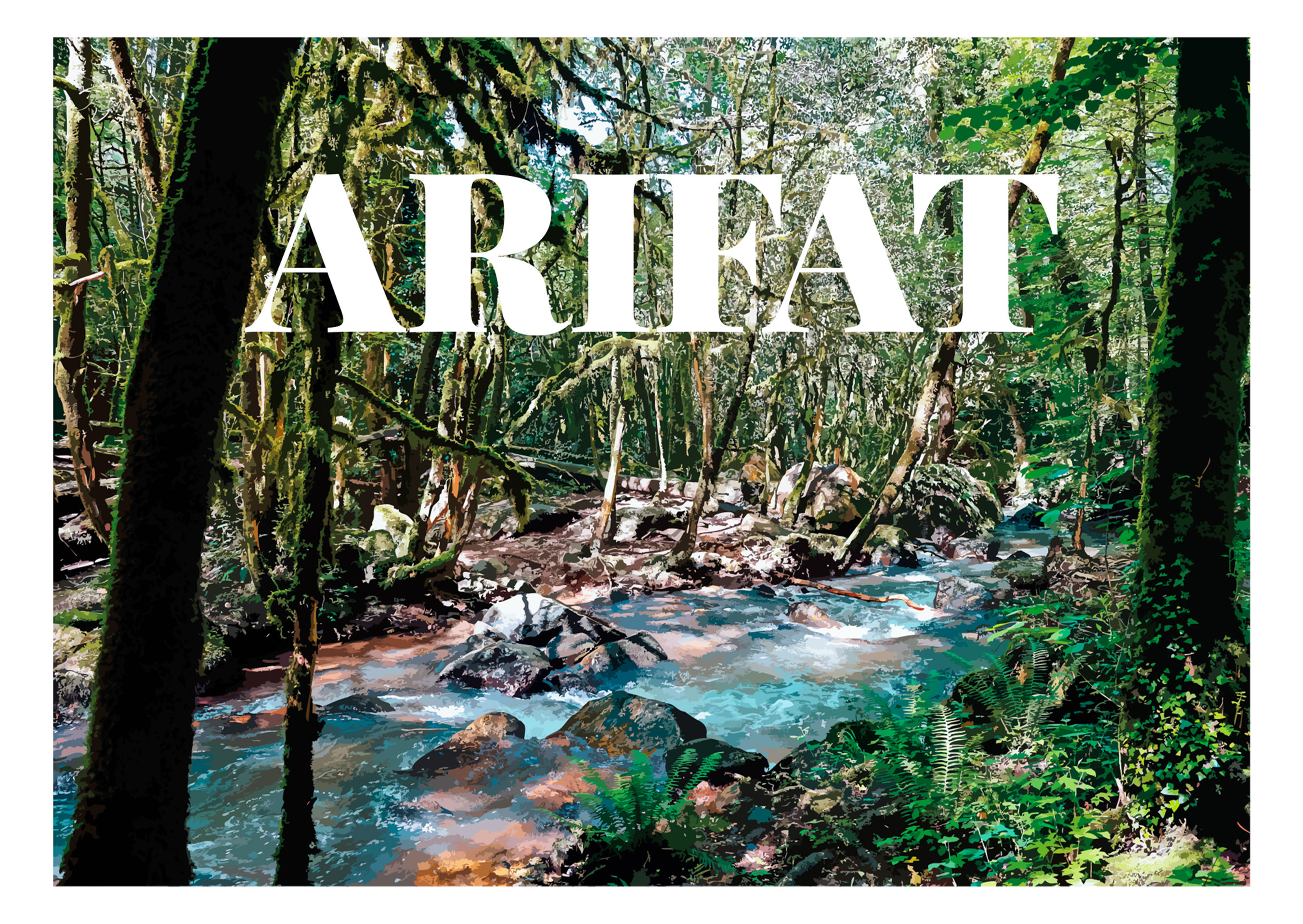 Arifat - sous la passerelle | Format A6 | Papier 300g