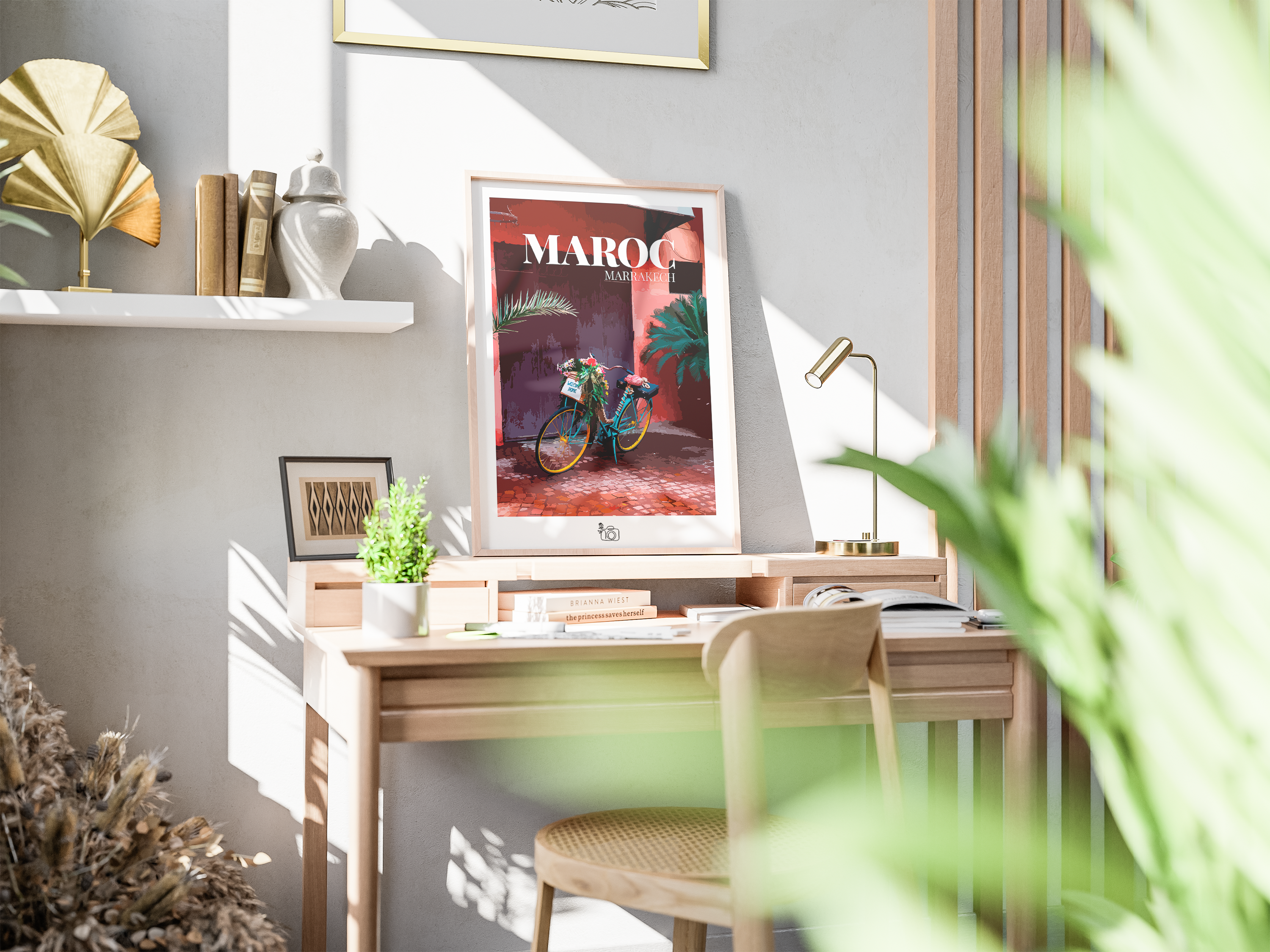 Affiche Maroc - Marrakech | Plusieurs formats | Papier mat