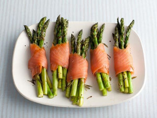 Smoked Salmon Wrapped Asparagus