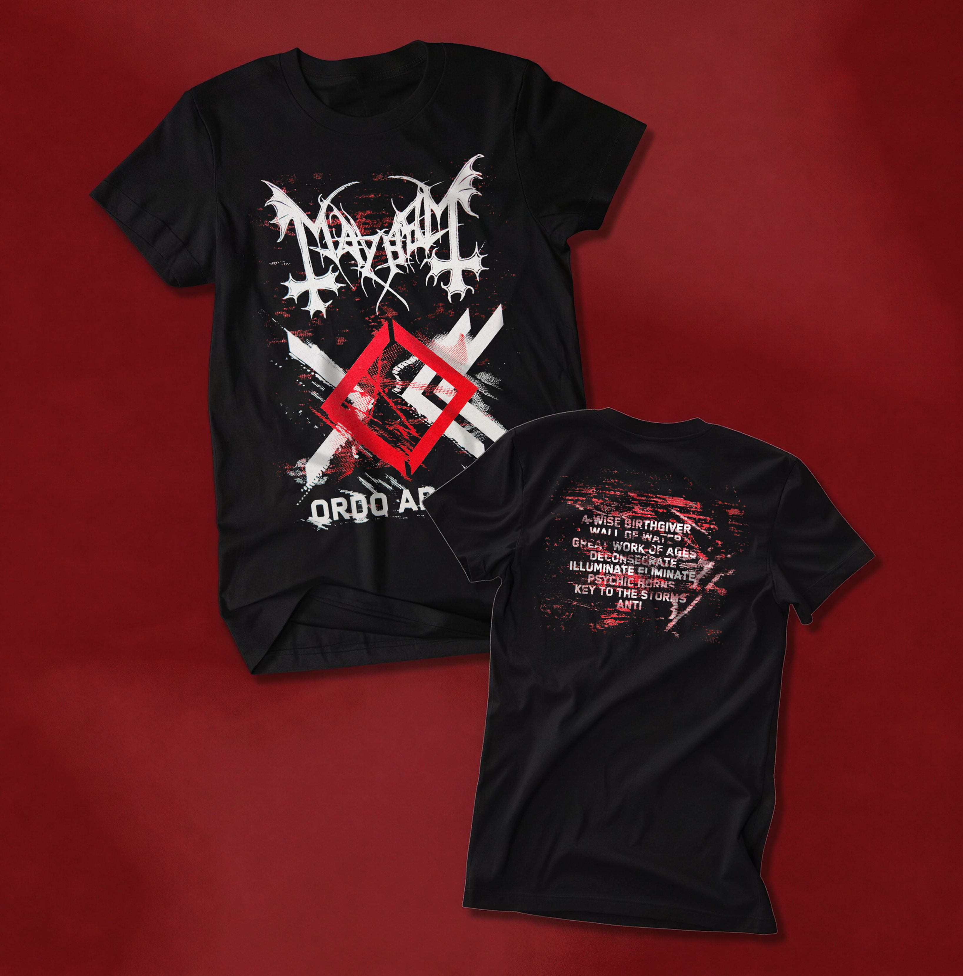 Playera Mayhem "Ordo Ad Chao" (ORIGINAL)