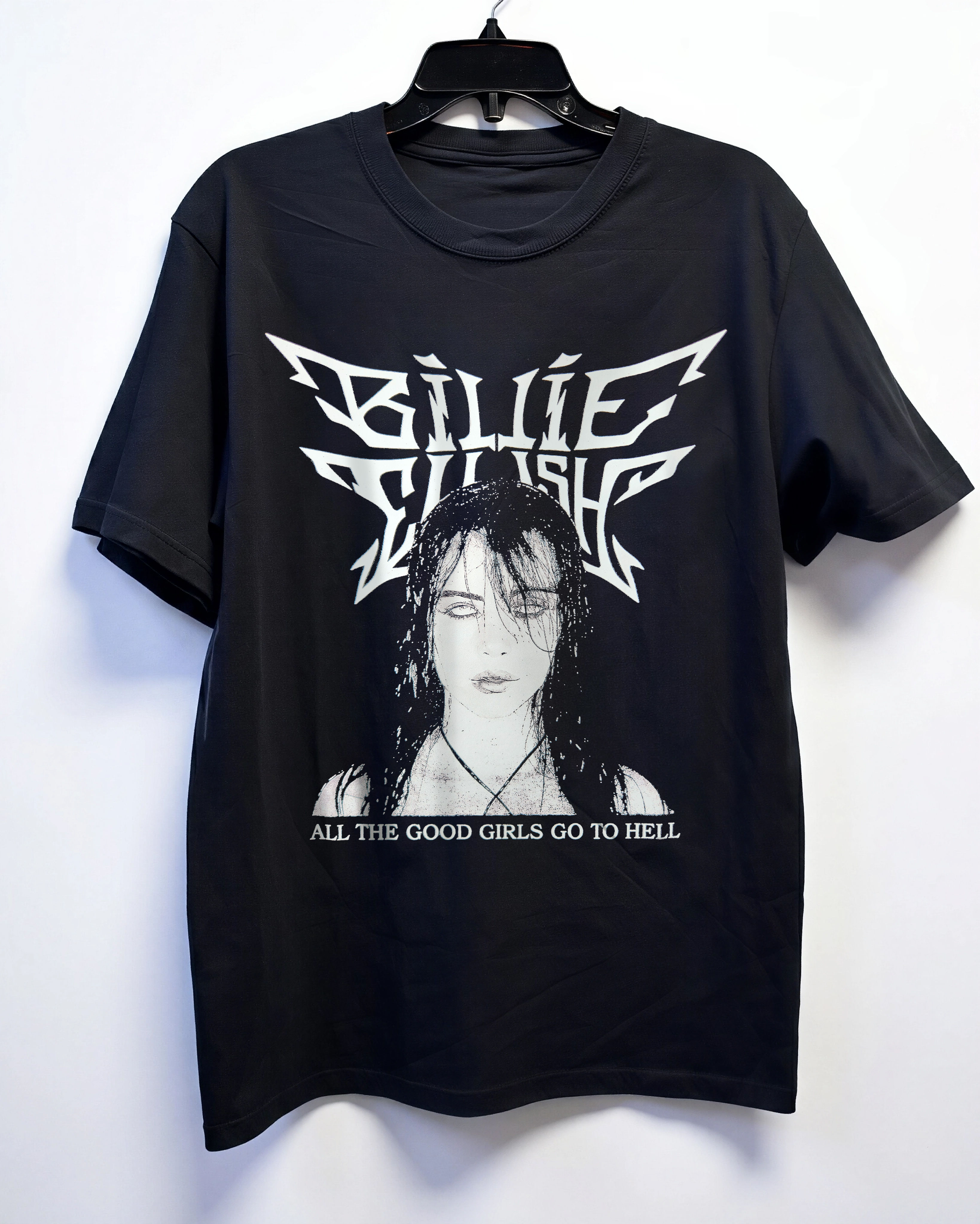 Playera Billie Eilish "All The Good Girls Hot To Hell"