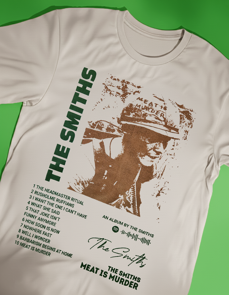 Playera The Smiths "Meat Is Murder"
