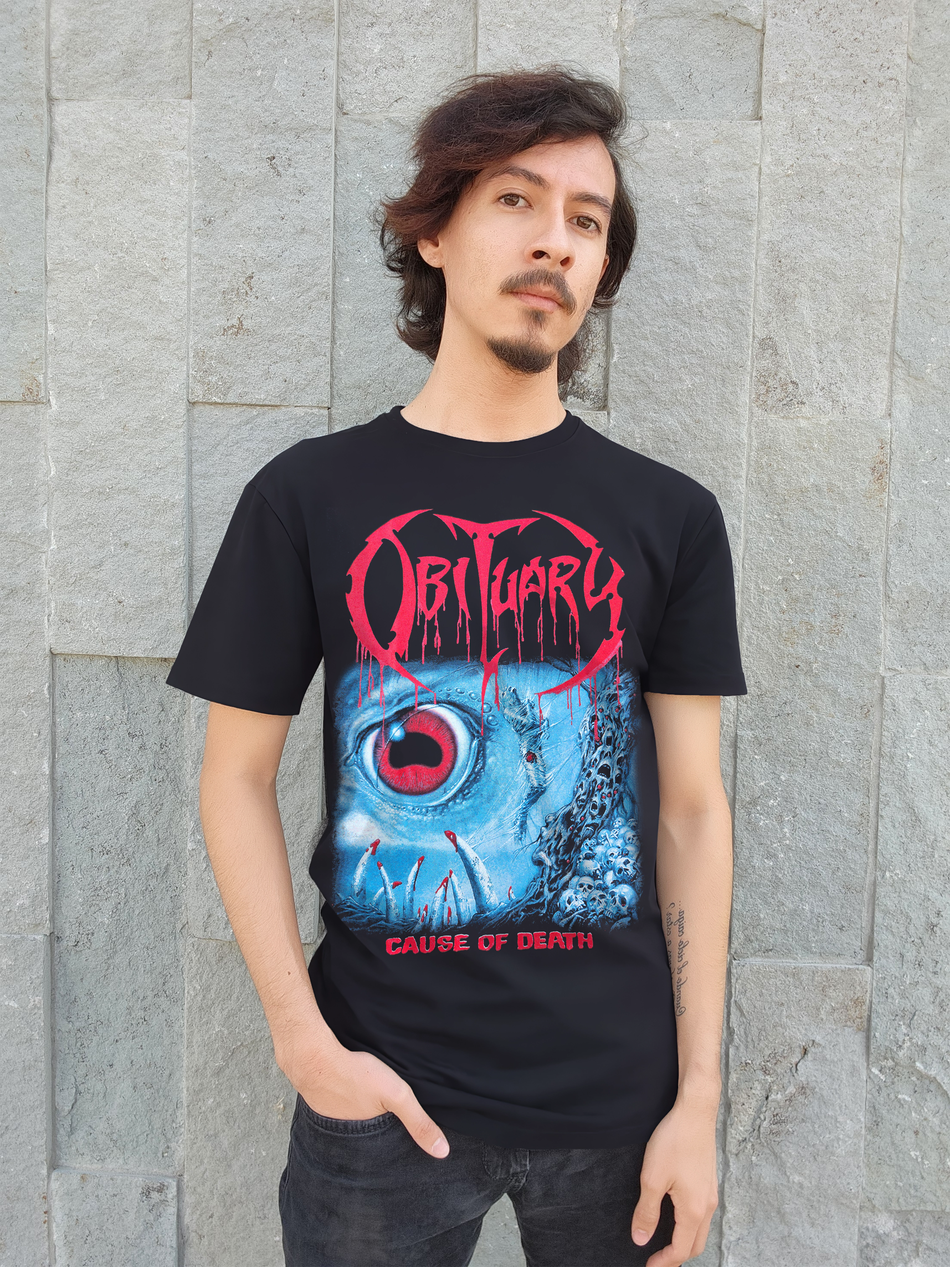 Playera Obituary "Cause Of Death" (ORIGINAL)