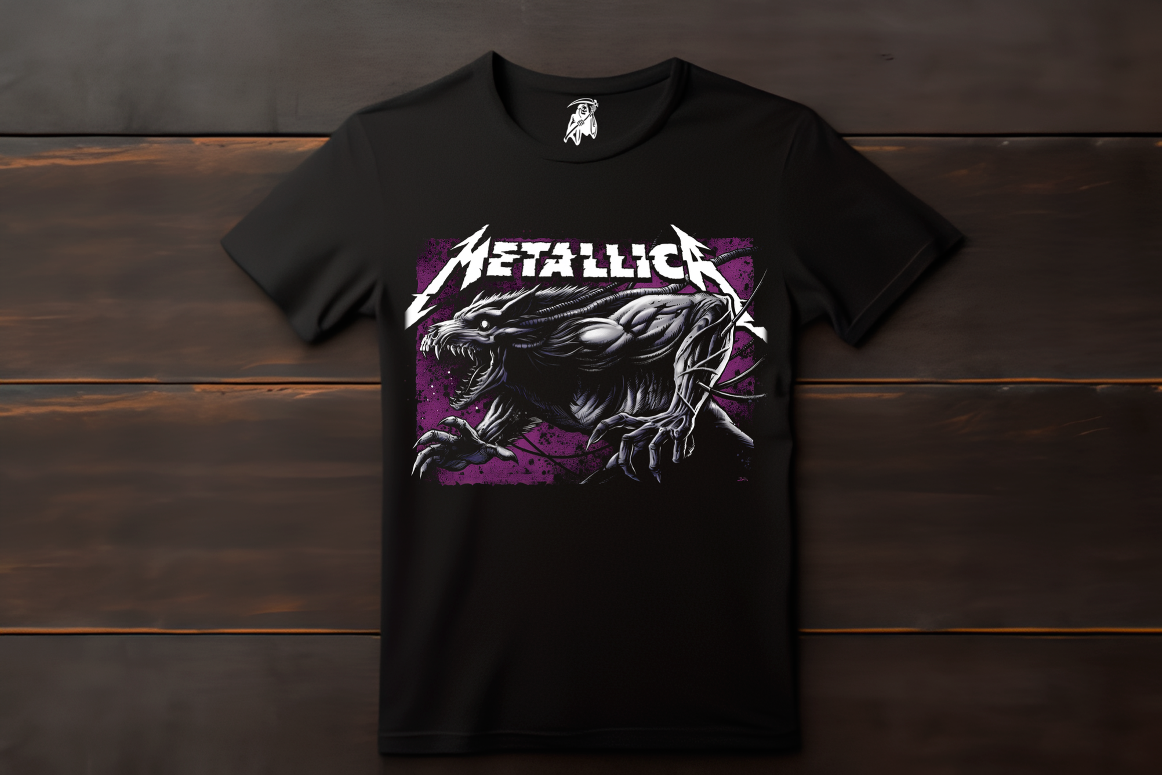 Playera Metallica "Lobo"