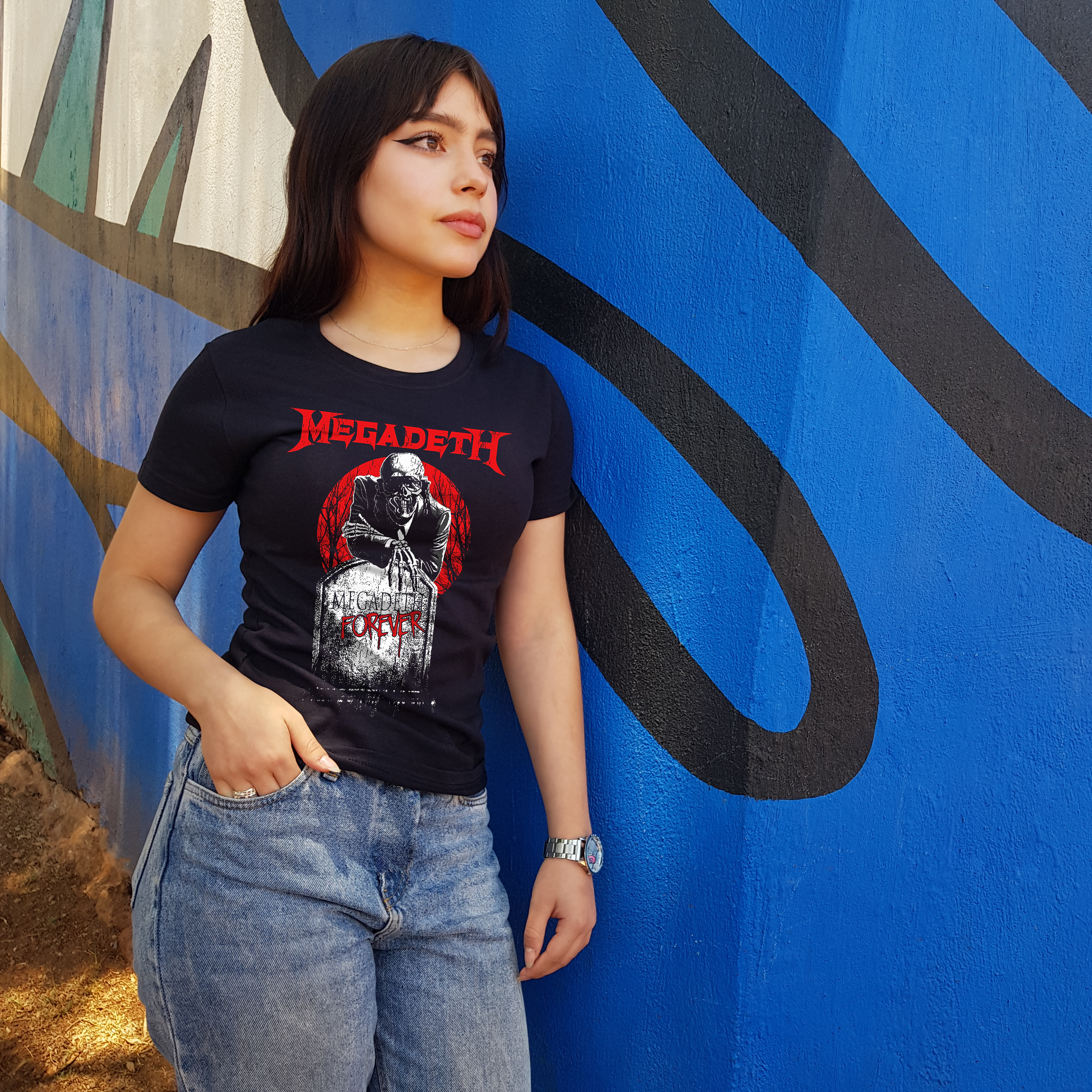 Playera Megadeth Forever "Dama"