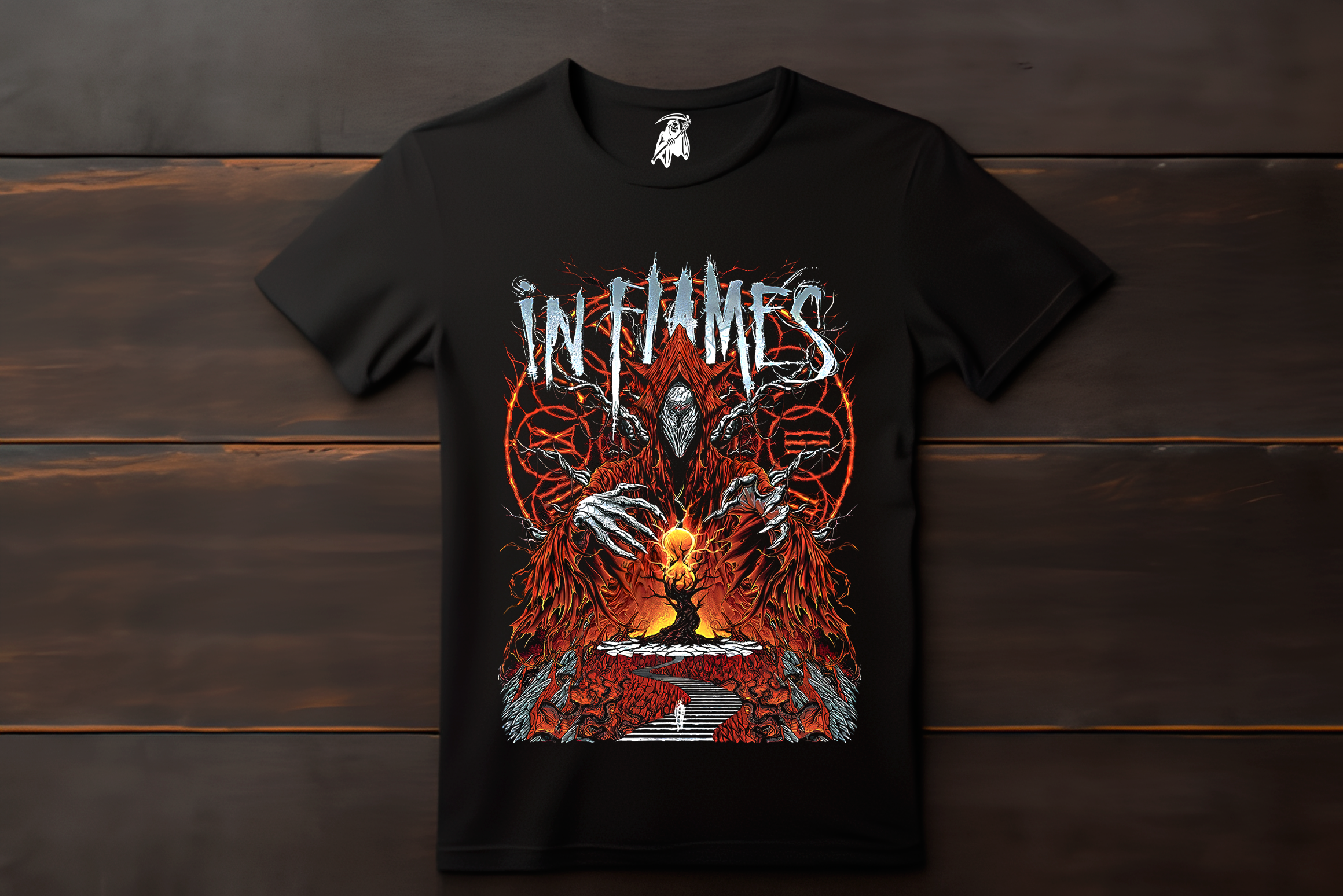 Playera In Flames (Art)