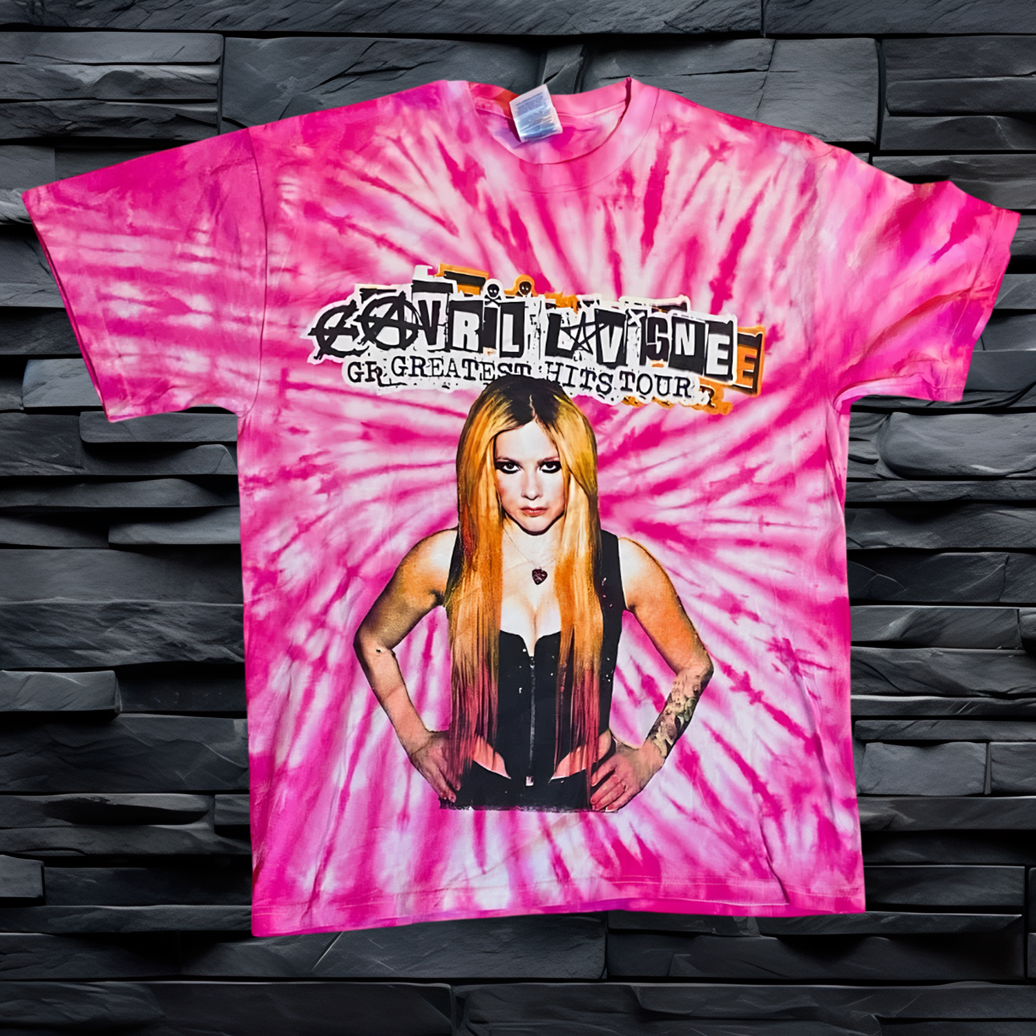 Playera Avril Lavigne (Greatest Hits Tour) "Tie Dye"