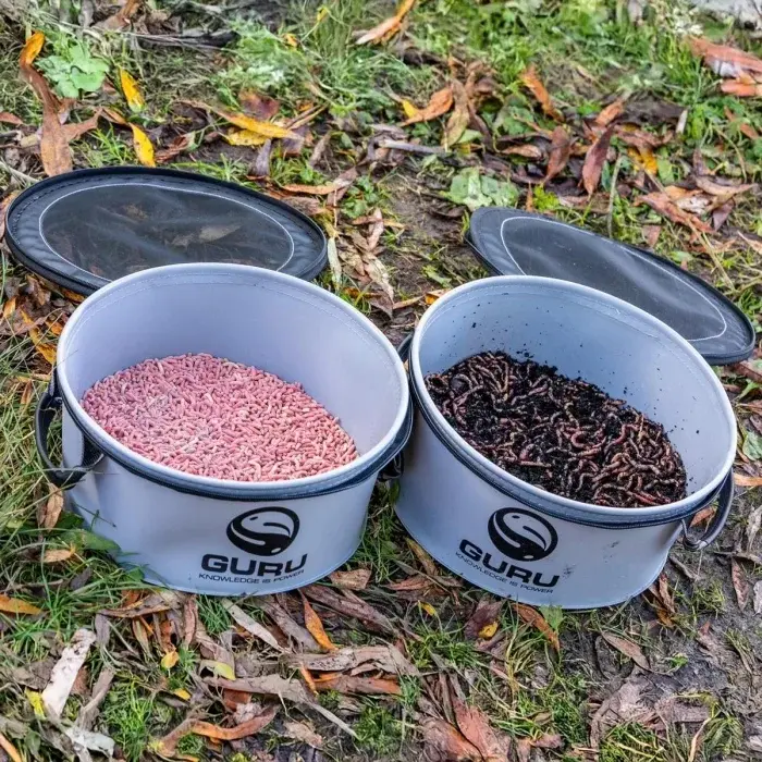 Прев'ю: Відро для прикормки GURU Fusion Ventilator EVA 10L з кришкою сіткою