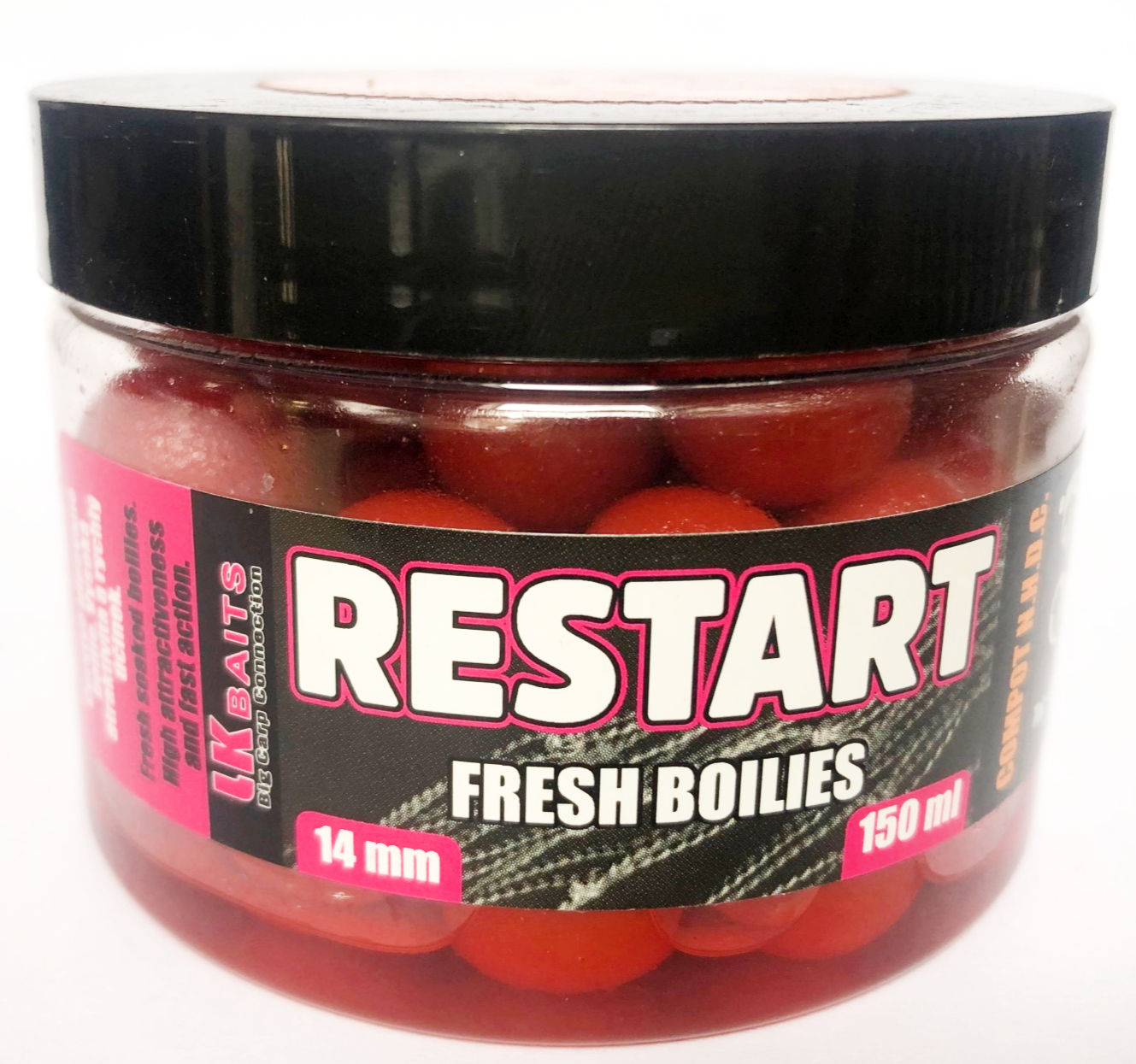 Бойл насадковий LK Baits в діпі Restart Size 14 мм 150 мл