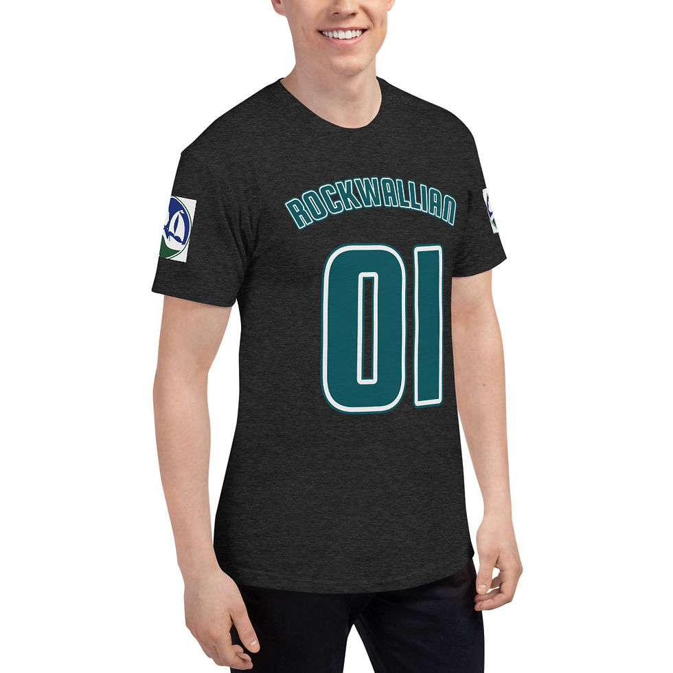 Thumbnail: Rockwallian Unisex Tri-Blend Track Shirt