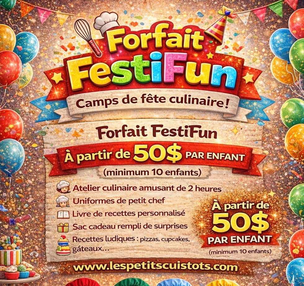 Anniversaire culinaire FESTIFUN 