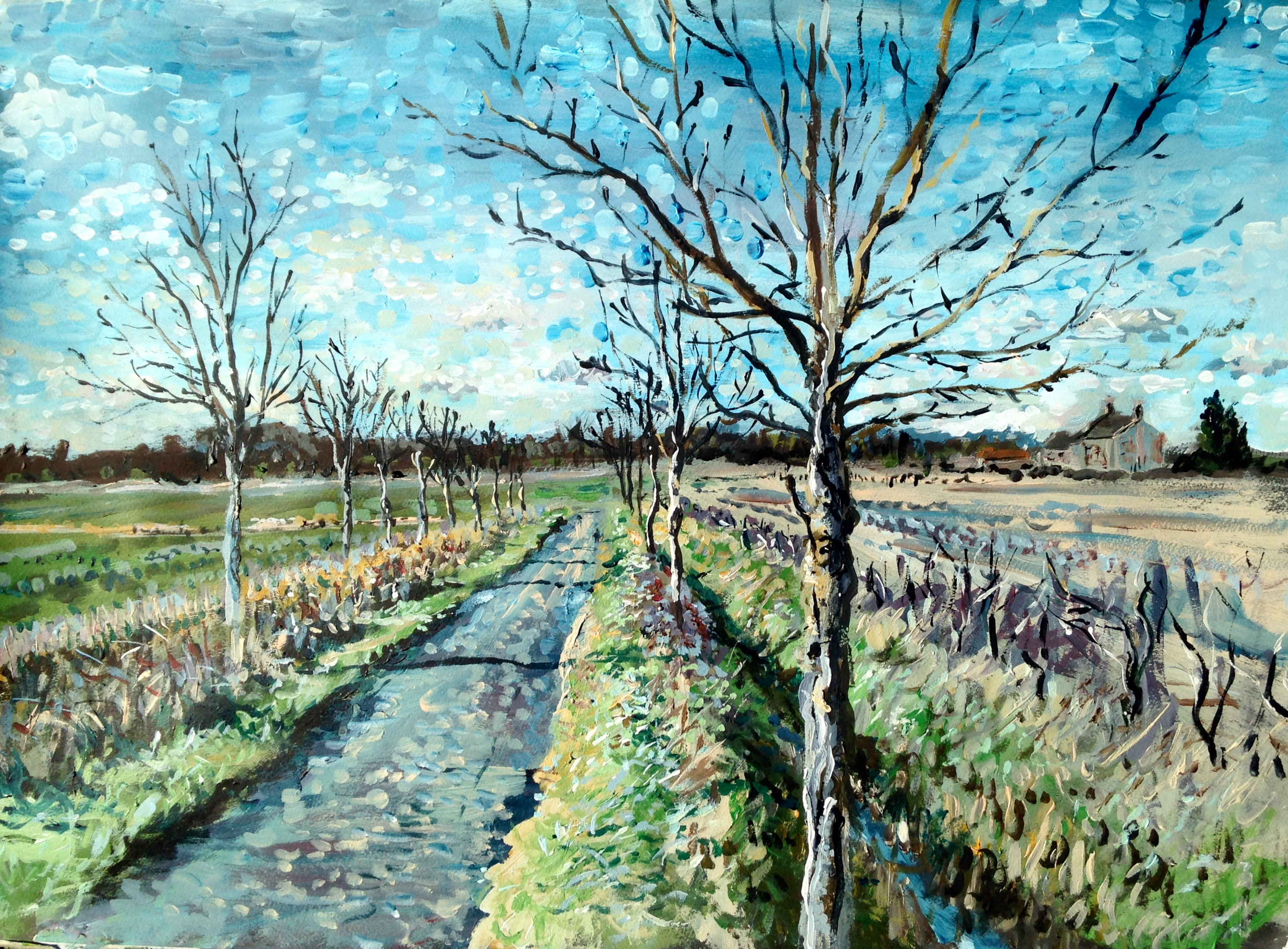 Road to Winold Priory, Fincham