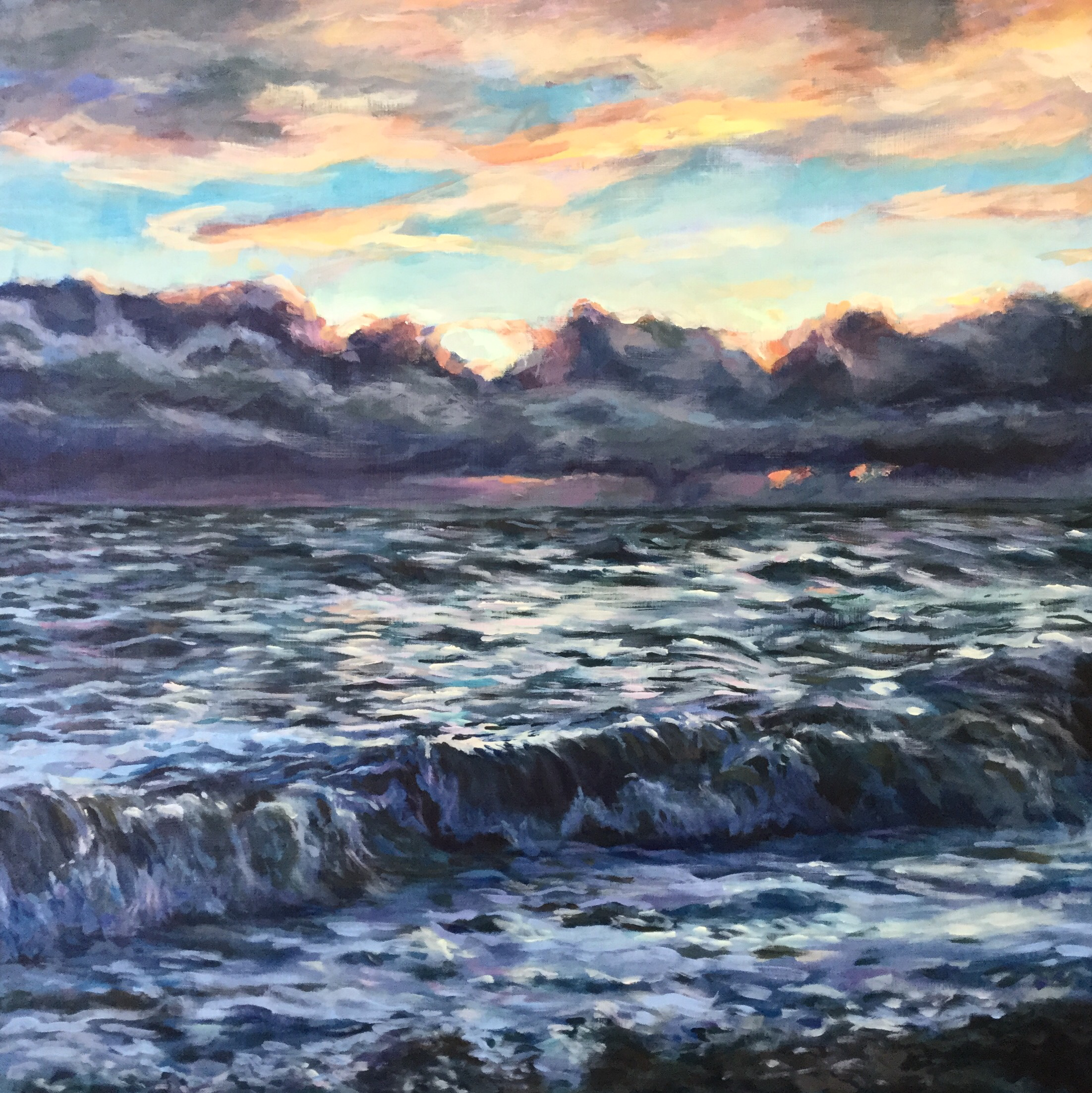 The echo of the wave
