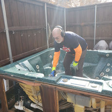 Prosper hot tub removal