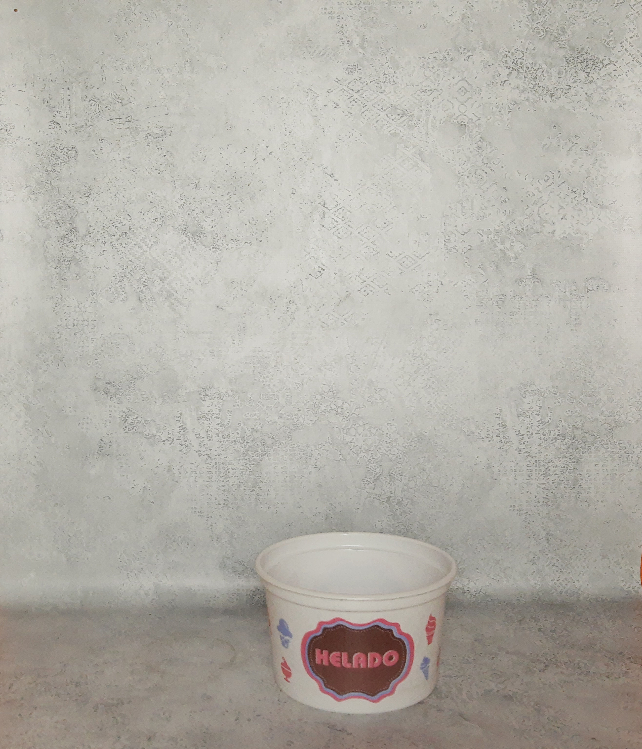 Potes Plásticos Impreso Helado