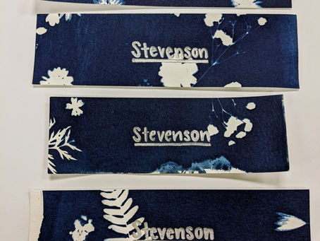 Cyanotype Bookmarks