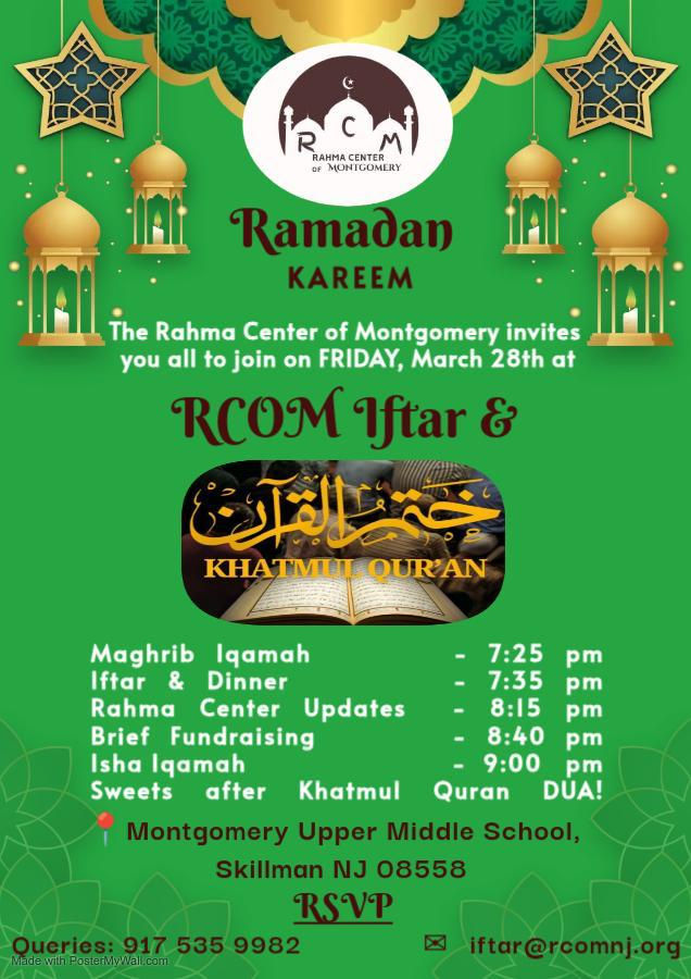 Rahma Center Iftar & Khatmul Qur'an