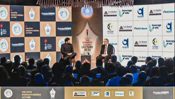 "As an association partner of the Ramnath Goenka Lecture 2023"-GAJERA TRUST