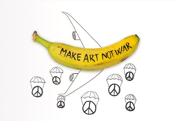 Make art not war stop motion