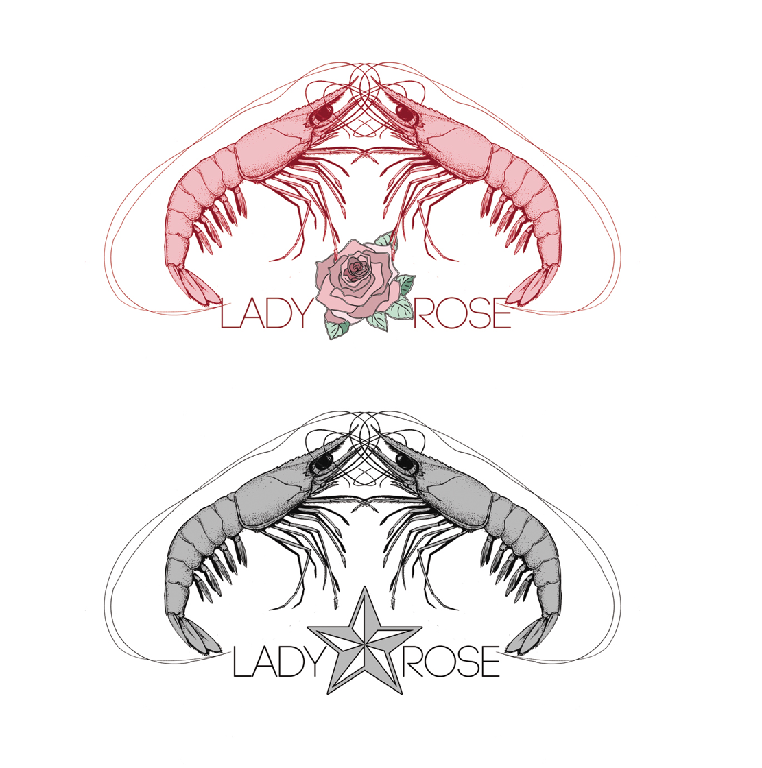 Logo pour emballage de crevettes