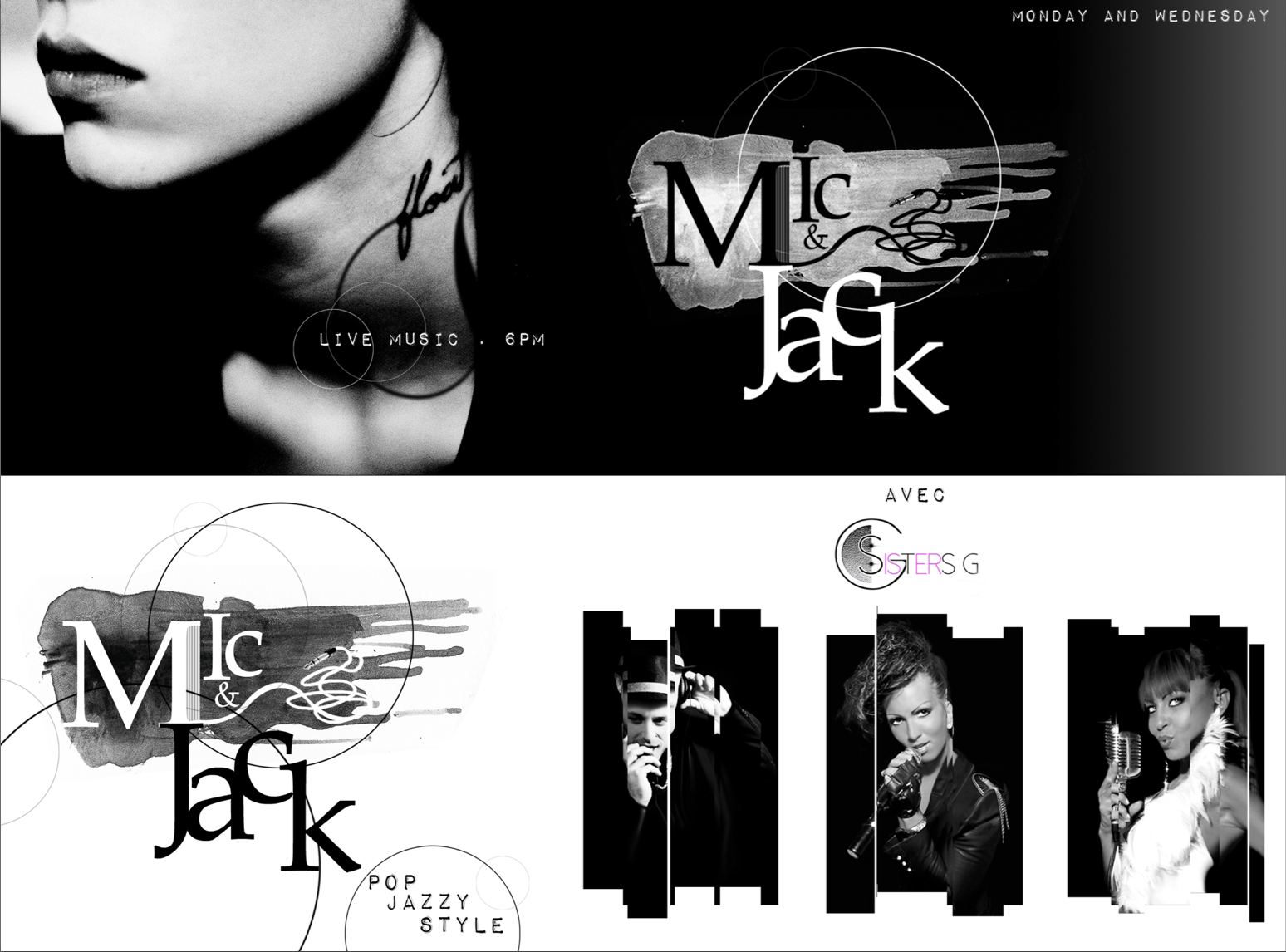 Logo en situation - Mic and Jack