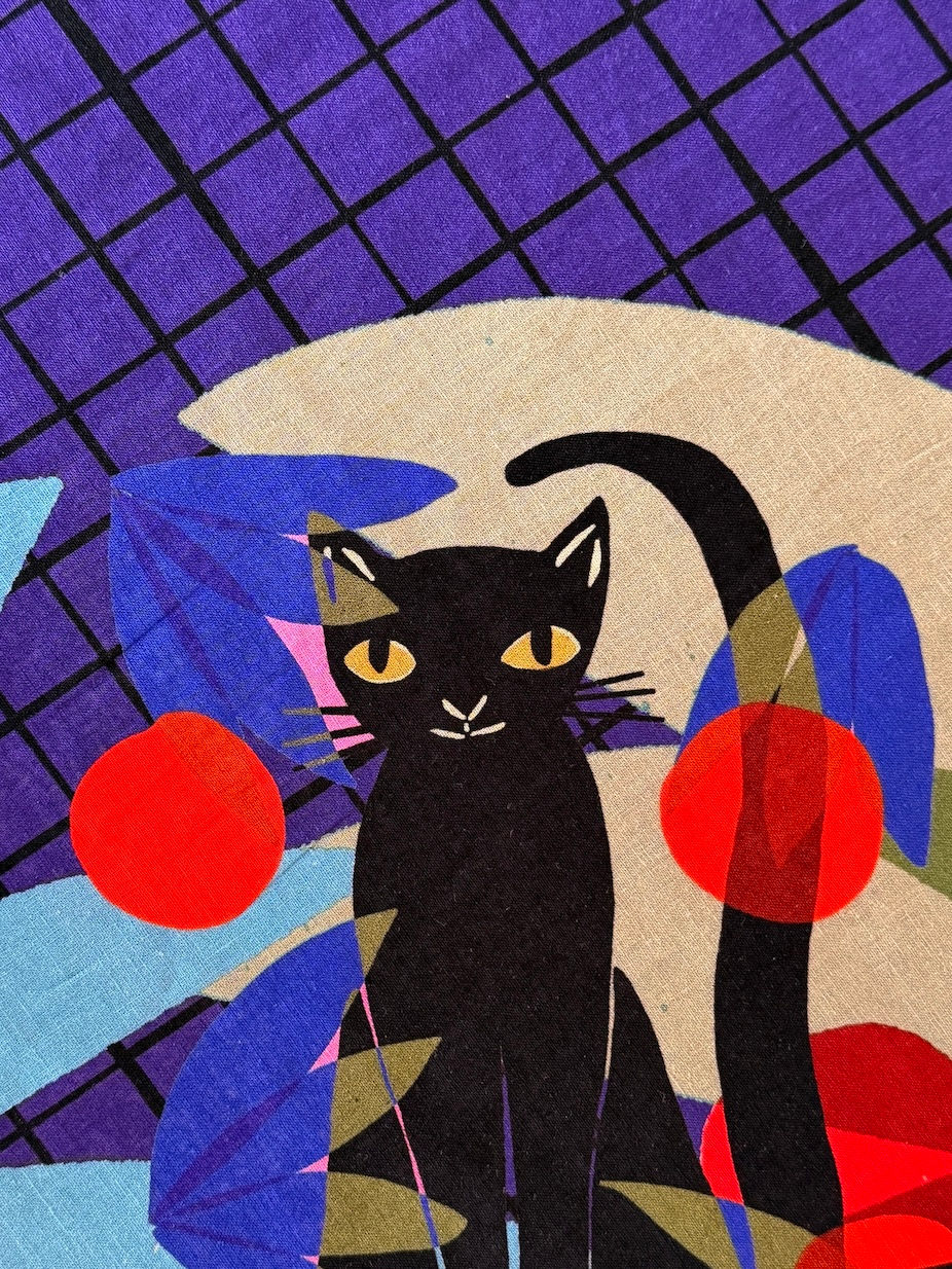 Miniaturbild: Panel Artwork DIY Panel "CATS IN MY GARDEN" Decke/ DIY zum selber nä