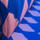 Miniaturbild: Meterware Rippjersey "HARLEKIN" rosa lilablau