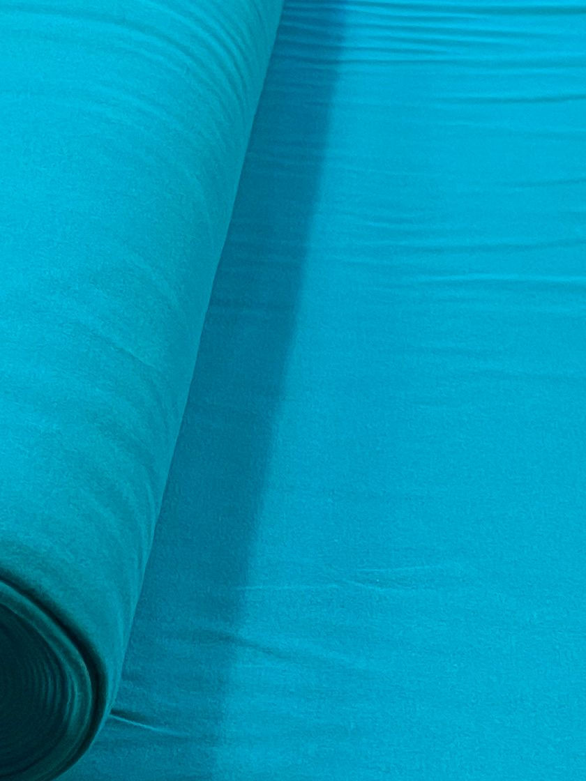 Miniaturbild: Meterware leichter Kuschelswaet PETROL uni