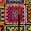 Miniaturbild: NEU! Meterware Leinen Baumwoll Webware "Granny Squares" bunt