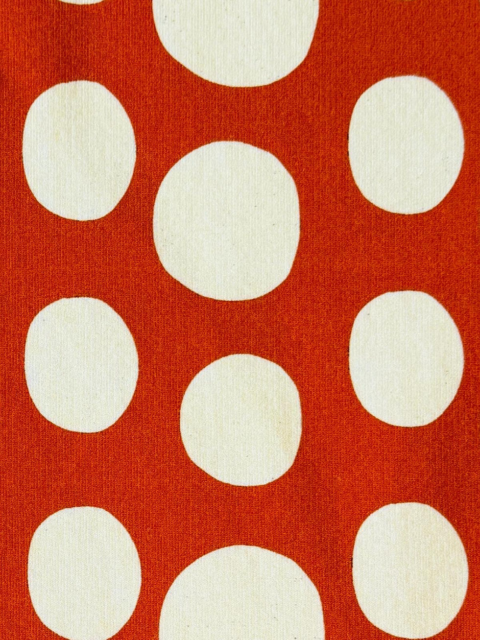 Miniaturbild: !SALE 40! Meterware Kuschelsweat extra breit "DOTS LITTLE KITTEN" schoko creme