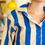 Miniaturbild: Bluse Charly mit langem Arm "Stripes Summer Dreaming" blau creme