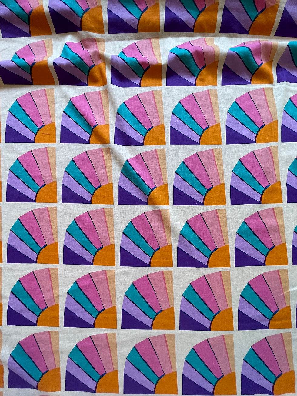 Miniaturbild: Meterware Leinen Baumwolle Webware "RAINBOW PASTELL"