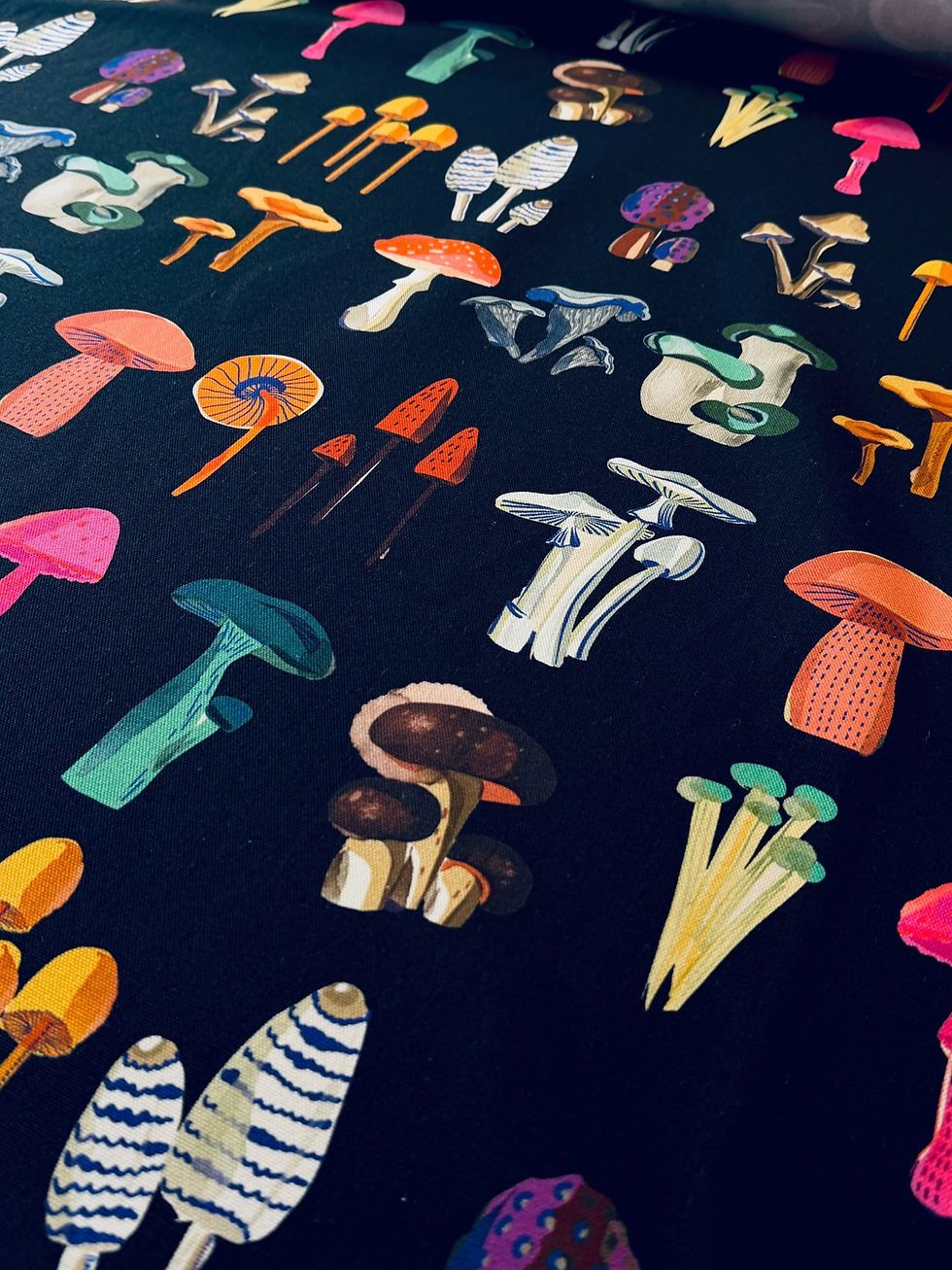 Miniaturbild: Meterware Webware Canvas "WORLD OF MUSHROOMS"