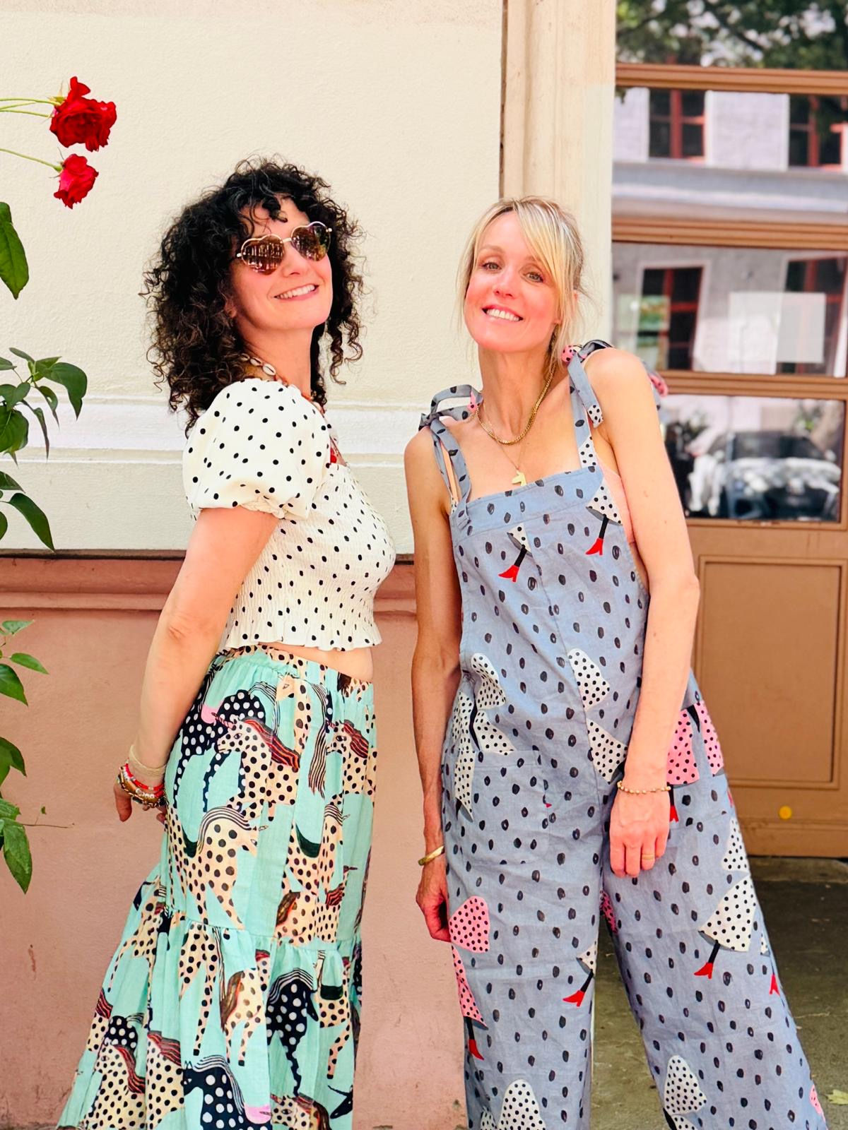 Jumpsuit Monte Carlo "DANCING BUTTERFLY" grau