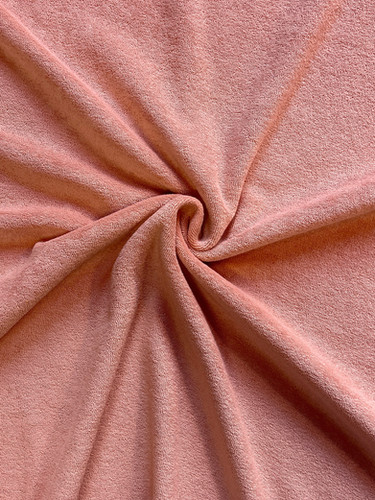 Meterware Stretch Frottee SWEET SUGAR PINK Frotteestoff warmes