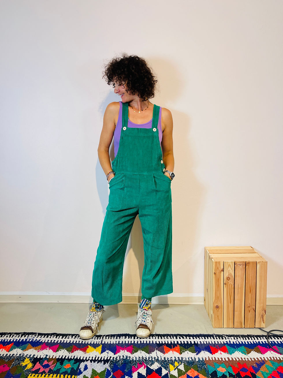 Miniaturbild: DIY Latzhose Nähpaket "POPPY"in GRÜN