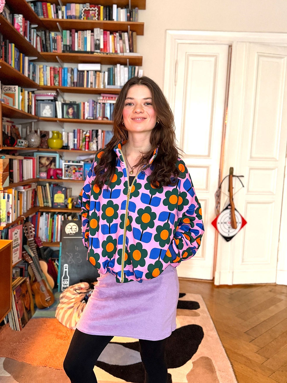 Miniaturbild: Lässige Joggerjacke Roxy "IN LOVE WITH LOTTE" rosa blau