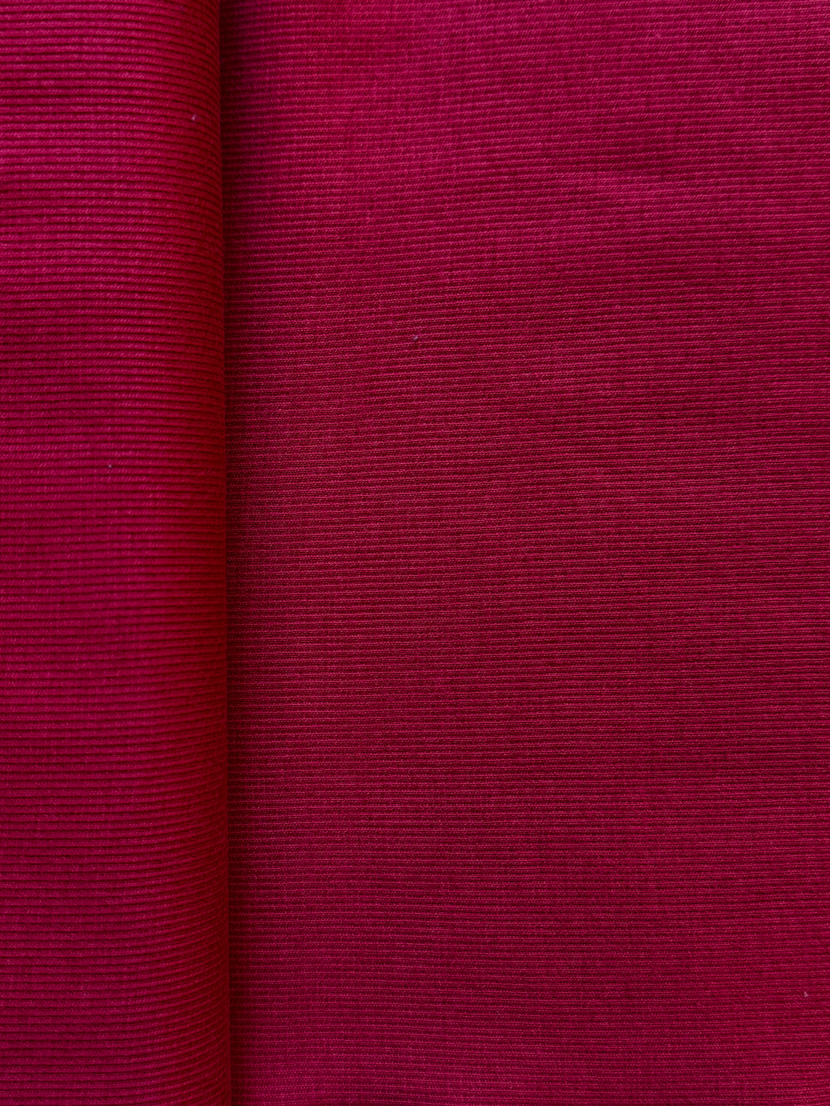 SALE! Bündchenstoff fein RED WINE Strickschlauch