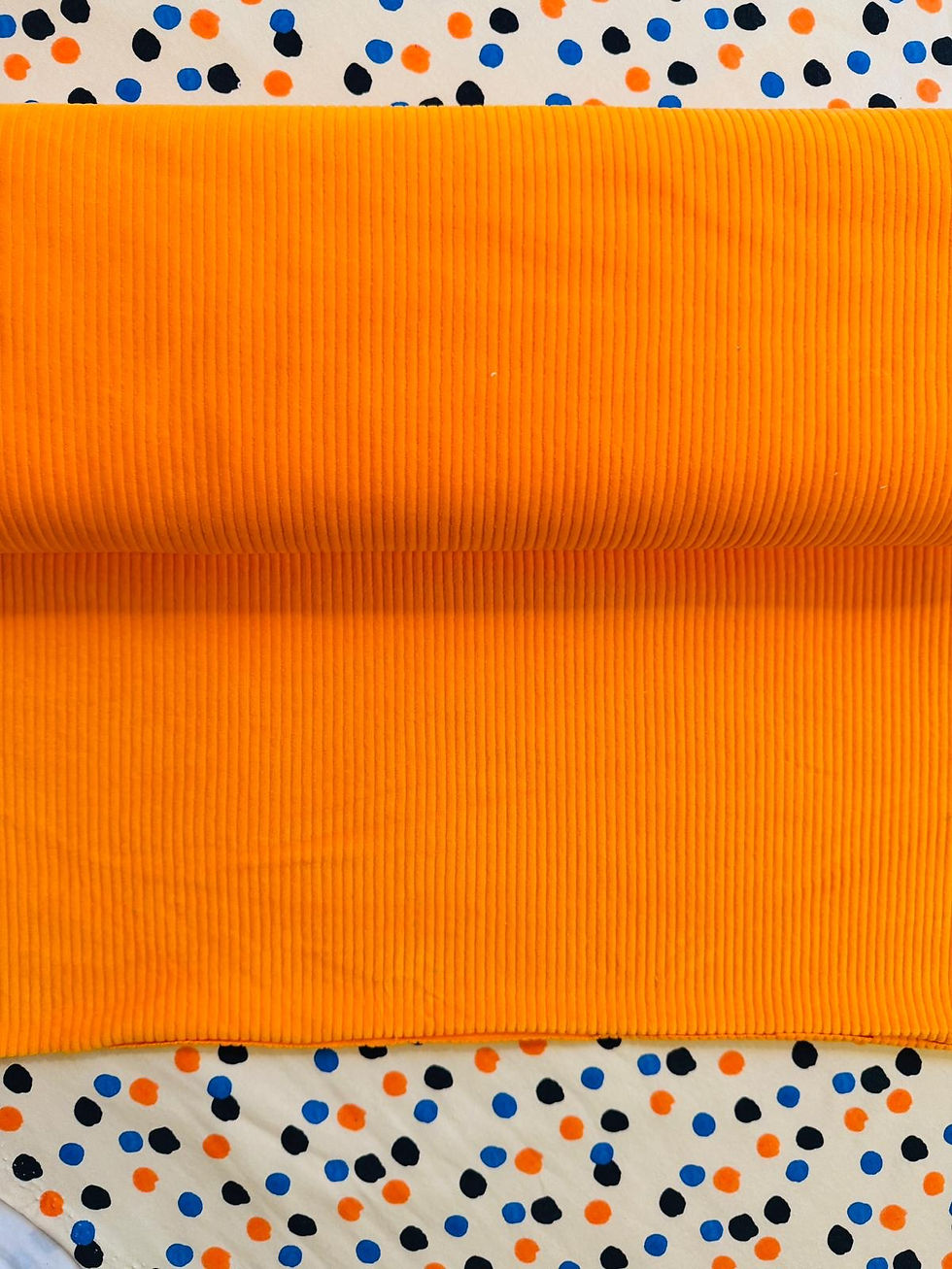 Miniaturbild: Meterware Cordnicky Breitcord " TANGERINE " orange