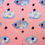 Miniaturbild: NEW! Meterware Sweatshirt extra breit "CANDY STARS AND CLOUDS" rosa creme