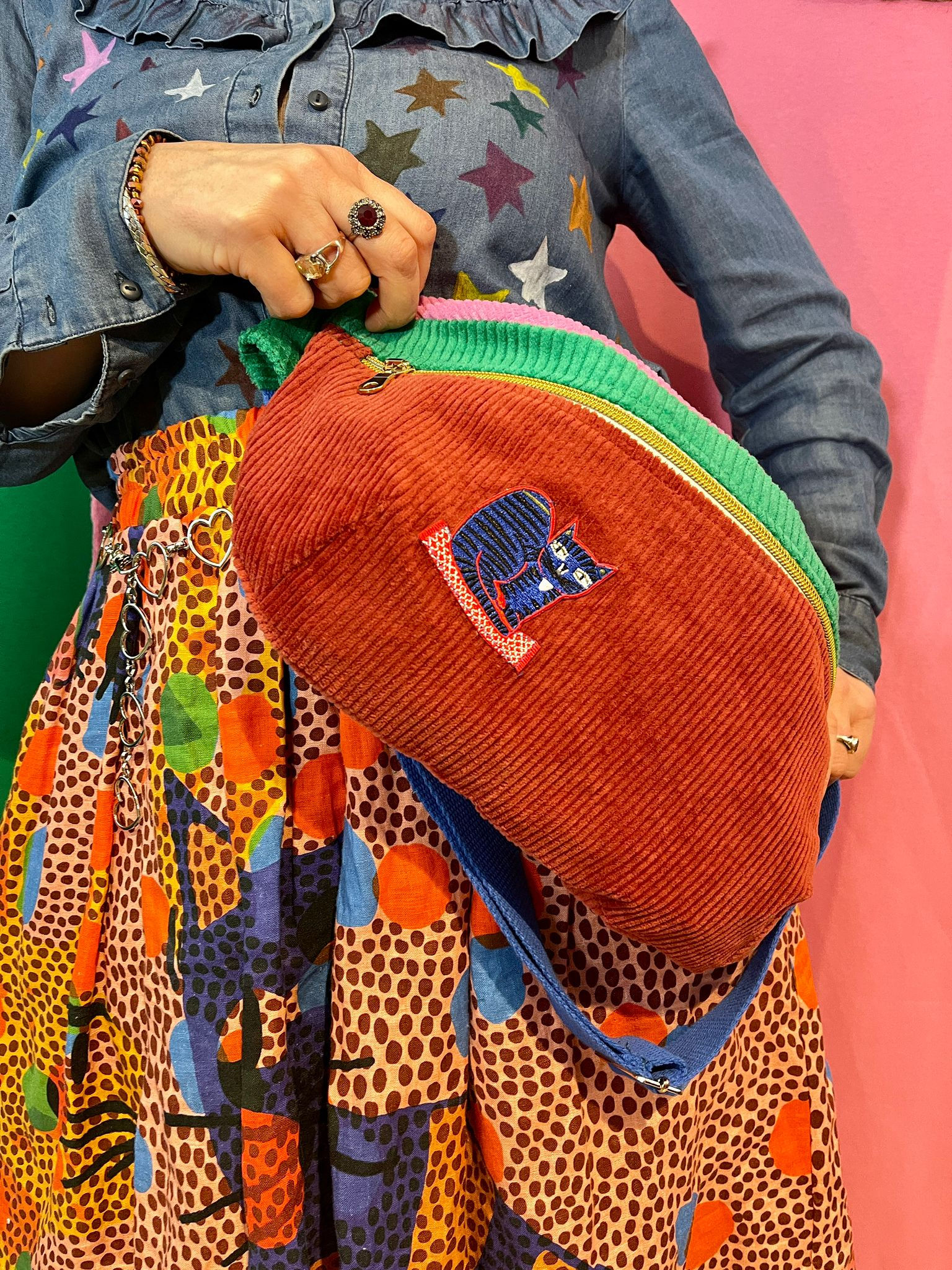 !SPECIAL EDITION Crossbody Bag "Eikes Cat" mit Patch Fannypac