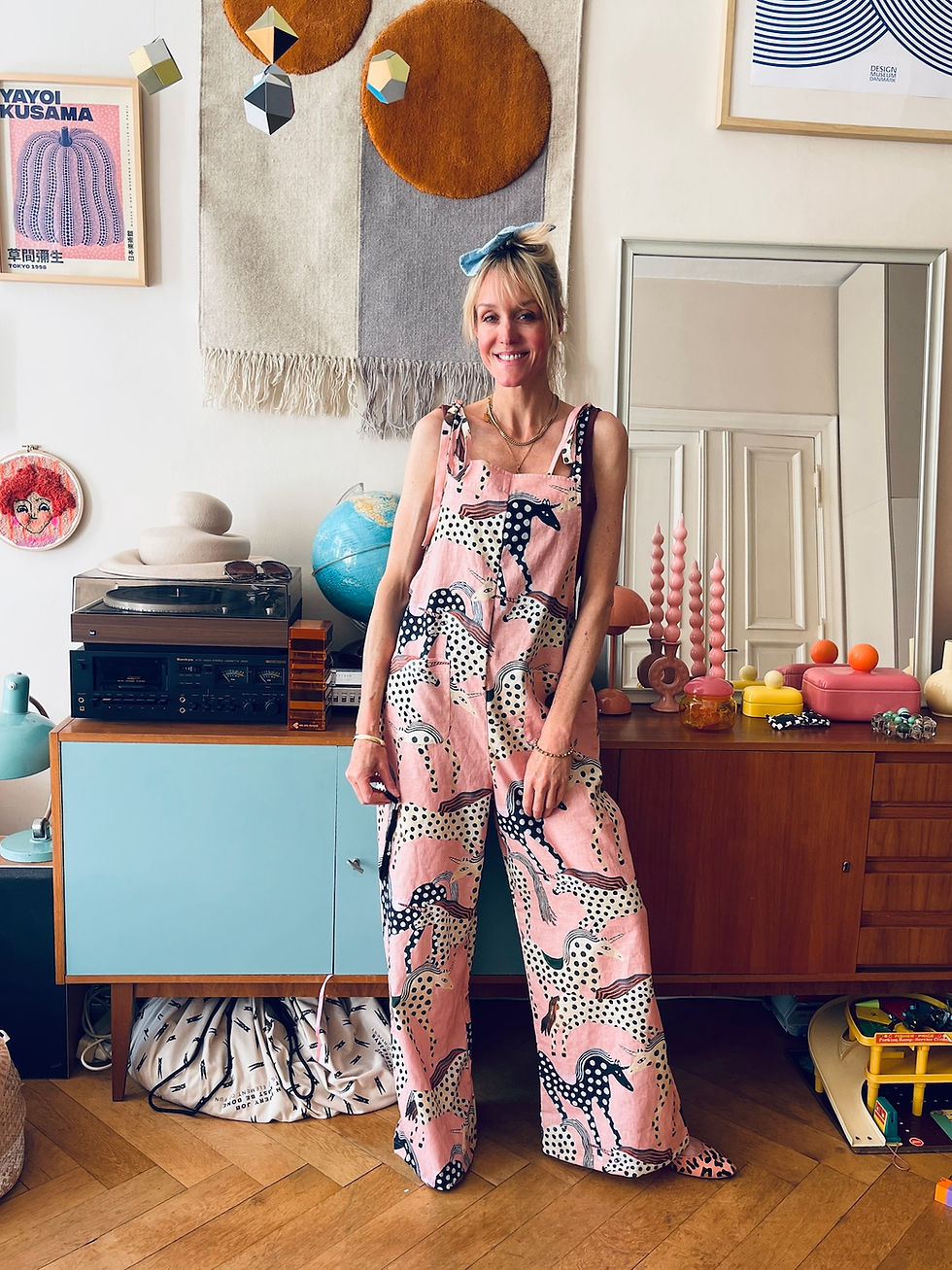 Miniaturbild: Vorverkauf! Jumpsuit MONTE CARLO  "MORE UNICORNS" rosa