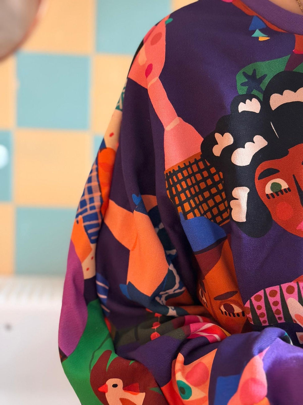 Miniaturbild: Sweet Sweater  "FRIENDS" bunt