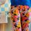 Miniaturbild: Leggings "STREUSELBLUME" braun bunt