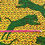 Miniaturbild: Baumwoll Musselin  "FLYING LEOPARD" Double layer gelb grün