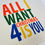 Miniaturbild: CHRISTMAS SPECIAL SWEAT Panel groß  "ALL I WANT FOR CHRISTMAS"creme bu